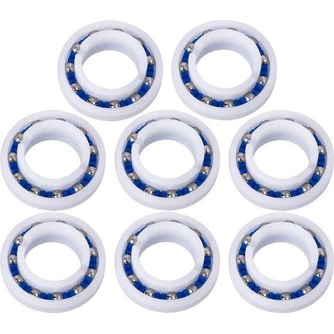Set di 10 cuscinetti a sfera regolabili per la ruota a 180° del robot da piscina C60, dimensioni: esterno 1,1 pollici, interno (1/4)