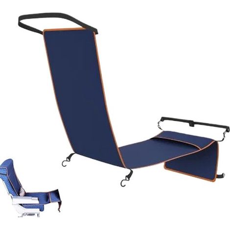 Hamac de voyage, repose-pieds d'avion, accessoire de relaxation portable pour hommes et femmes (1/4)