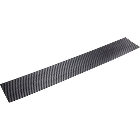 Rampe de seuil / d'accès / bordure - 900 x 140 x 15 mm - caoutchouc