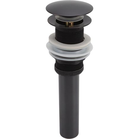 Bouchon À Panier - Laiton Et Acier Inoxydable 304 - Pour Lavabo Salle De Bains - Sans Trop-Plein - 1 Pièce (1/5)