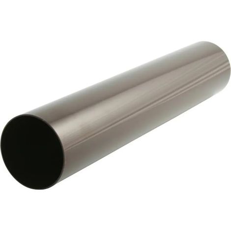 Tuyau de descente Marley NW 75 mm, 1 m, marron (1/5)