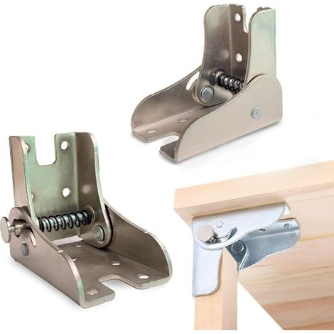 Charniere Pliante Autobloquante Support pliable Table et chaise Pieds Accessoires de quincaillerie (1 paire) (1/5)
