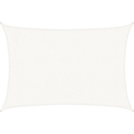 Maison Exclusive - Sonnensegel 160 g/m² Weiß 3x4 m HDPE