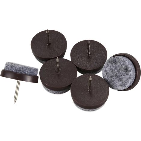 50 patins en feutre pour pieds de chaise, antidérapants, 22 mm, protèg (1/5)