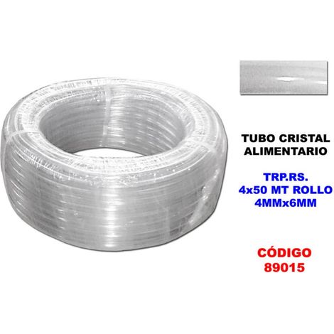 Tube en verre alimentaire TRP.RS. Rouleau de 4 x 50 m 4 mm x 6 mm