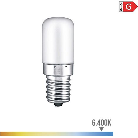 Lampadina LED EDM Calderone Tubolare E14 1.8W 130lm 6400K Luce Fredda Ø1.8x4.8cm