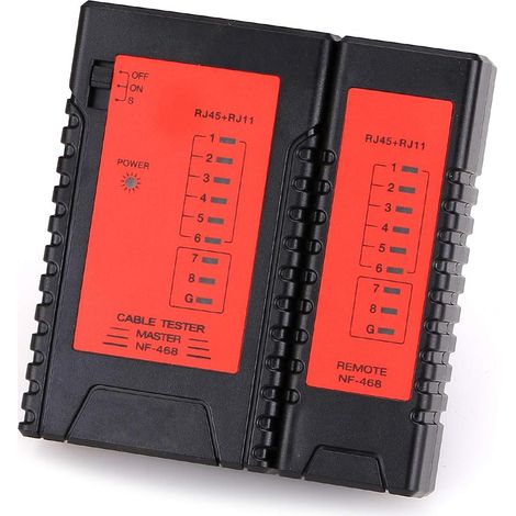 NF468 Fehlertester RJ45 RJ11 Ethernet LAN Netzwerk-Tracking-Kabeltest-Tool