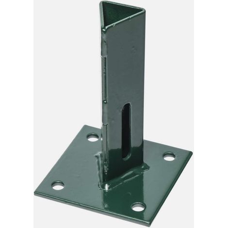 Support poteau fer forme T WERKA PRO vert