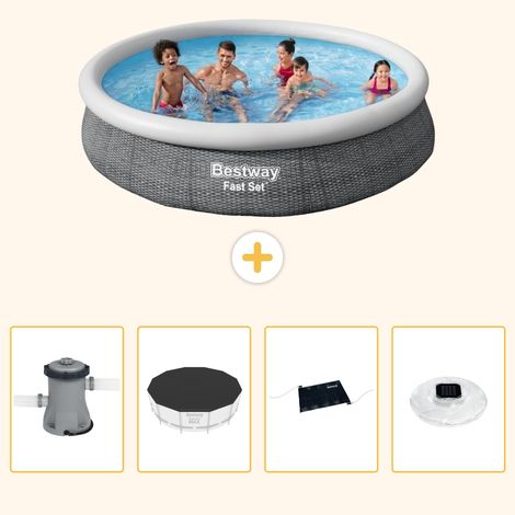 Bestway Bestway Fast Set Ronde - 366x76 cm - 5-pièces S328 (1/5)