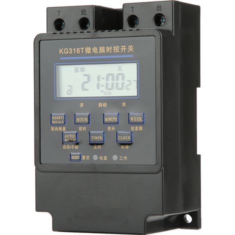 KG316T-A LCD Digitaler programmierbarer Timer (220V AC) (1/5)