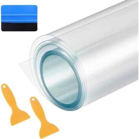 300 x 30 cm Lackschutzfolie, transparente Autofolie, Autoschutzfolienaufkleber, DIY-Vinyl-Autofolie für Autos, Motorräder und Fahrräder (1/4)