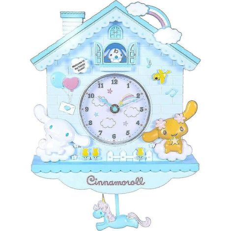 Melody 30 cm Wanduhr, Schaukelmotiv, für Kinder und Mädchen, Quarzwerk, Schlafzimmerdekoration. (1/5)