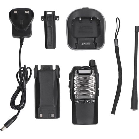 Talkie-walkie longue portée rechargeable sans fil 2 voies multifonction 8W haute puissance AC100-240V prise UK (1/5)
