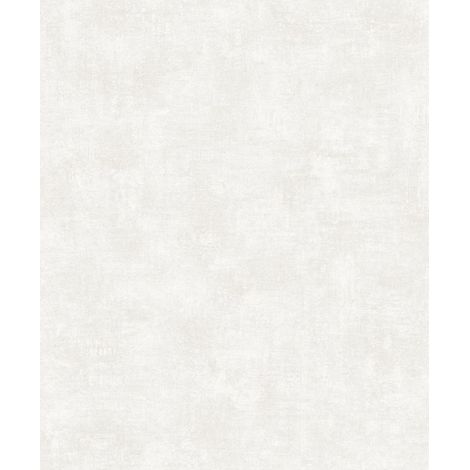 Papier peint uni effet toile lin blanc pur (1/2)