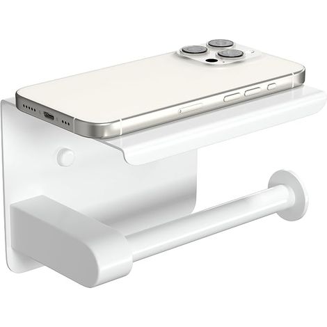 Toilet Paper Holder, (White) (1/5)