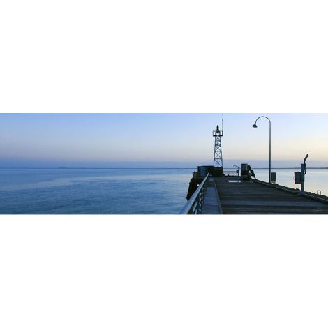 Tableau sur toile Cancale 30x97 cm - Impression sur Toile Murale Décorative - Image imprimée en HD sur Toile - Toile sur Châssis en Bois FSC - Fabriqué en France (1/4)