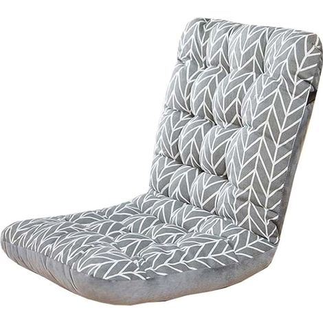 Coussin de Chaise Dossier Haut, Assise Épaissie avec Liens pour Salle à Manger, Cuisine, Bureau, Lot de 1 2 4 6, Coussin Siège Polyvalent Intérieur Extérieur Meuble (Couleur: T, Taille: 3) (1/5)