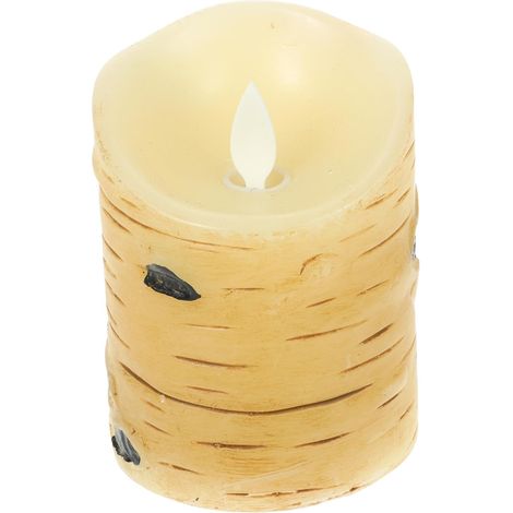 Bougie LED Vacillante sans Flamme Lumière Bougie Chaude à Piles Bougies (1/5)