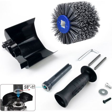filetage standard américain Meule multifonctionnelle pour meuleuse d'angle, accessoires de meulage, accessoires pour polisseuse, disque à tréfiler pour polisseuse M10 M14 (1/5)