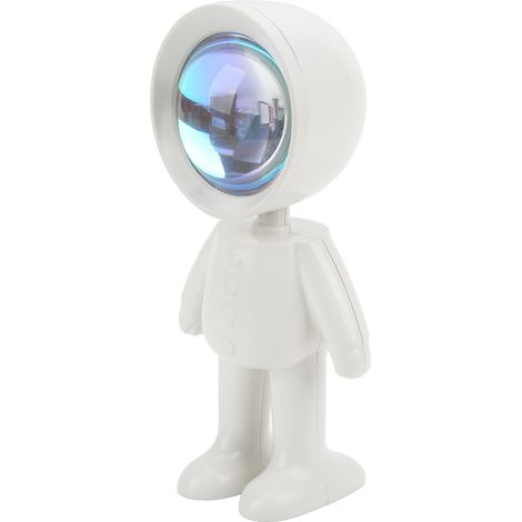 Projecteur de coucher de soleil, forme mignonne, rotation à 360 degrés, matériau de qualité supérieure, durable et stable, idéal pour la chambre ou le bureau. (1/5)