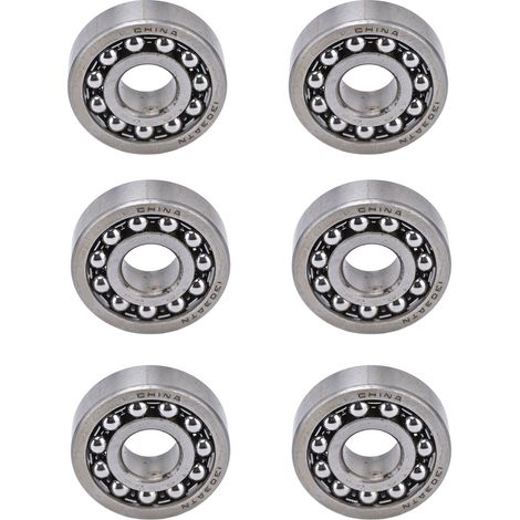 Satz mit 6 selbstausrichtenden, zweireihigen Radialkugellagern für 1303 Instrumentenmotoren (1/5)