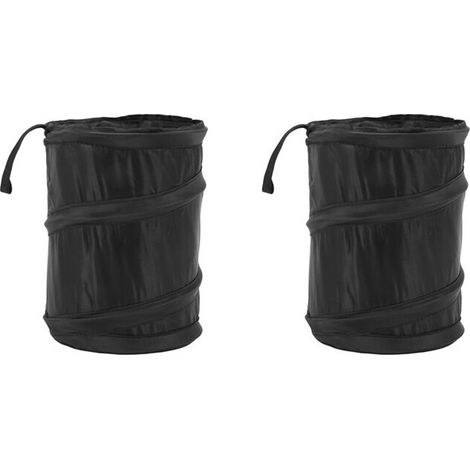 Adecuado para 2 cubos de basura de coche, cubos de basura portátiles, bolsas impermeables plegables, papeleras, cubos de basura (1/4)