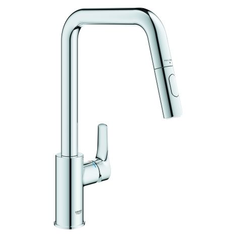 EH-SPT-Batterie Eurosmart 30619 hoher Auslauf Dual Spülbrause chrom (1/2)