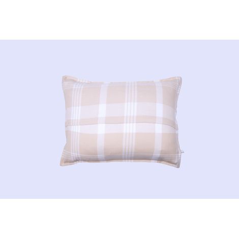 Taie d’oreiller 50 x 70 cm Flanelle de coton HECTOR – Beige (1/3)