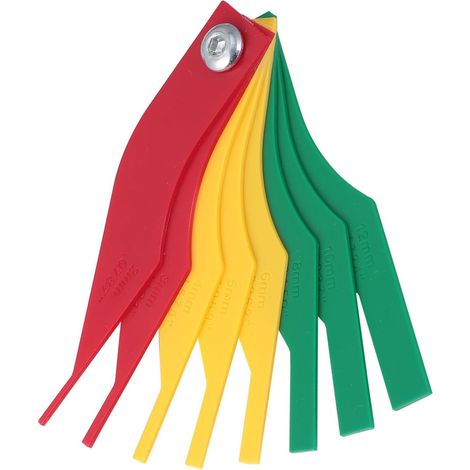 Jauge D'épaisseur de Mesure Précis pour Plaquettes de Frein de Voiture Outil Professionnel en Plastique pour Atelier Automobile et Usage Domestique (1/5)