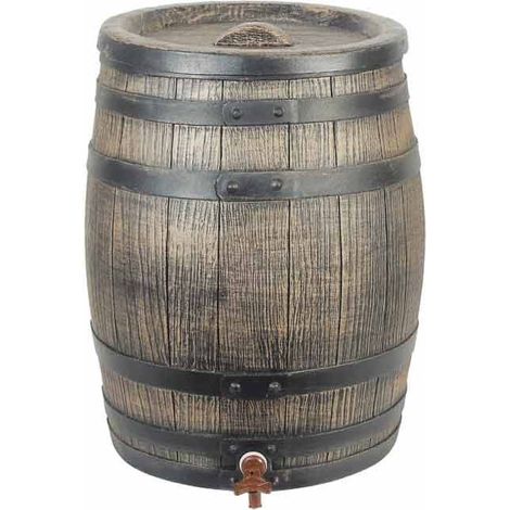 Récupérateur d'eau barrique 50 litres, Socle Avec socle