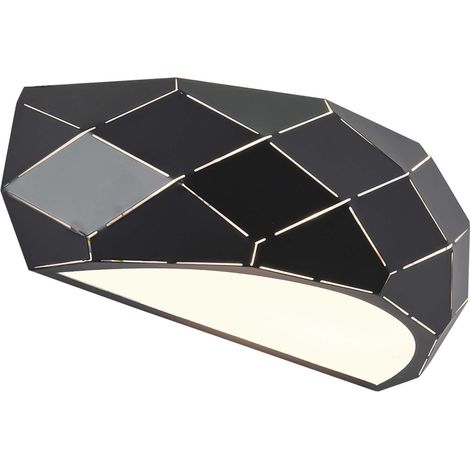 Lampada da parete reus 1 E27 luce nera prestige LP-8069/1W BK (1/5)