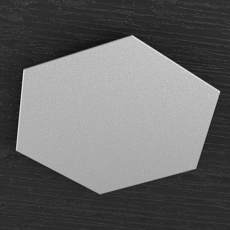 Plafoniera Industrial-Minimal Decorativa Hexagon Metallo Grigio (1/4)