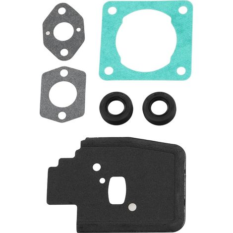 1 - Jeu de joints - Carburateur - Étanchéité air et carburant - Pour débroussailleuses STIHL FS38 FS45 FS55 - Noir - Référence 4140 007 1050 (1/5)