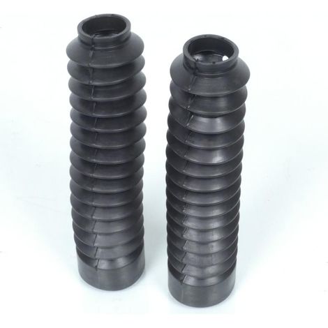 Paar Gabelbälge schwarz Ø26x41x195mm für Motorrad Moped Fahrrad (1/4)