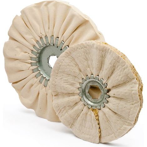 Disque ventile en coton et sisal 150x20mm pour touret