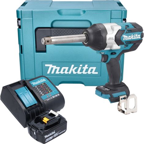 Atornillador de impacto a batería Makita DTW 1005 SG1J 18 V 1360 Nm 3/4" sin escobillas + 1 batería de 6,0 Ah + cargador + Makpac