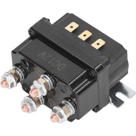 Kit relais de treuil - - 12V 250A - Télécommande incluse - Étanche - Haute efficacité (1/4)