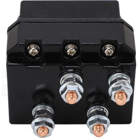 Treuil Relais 250A Boîtier ABS Étanche Contact Cuivre Bobine Laiton Contacteur 12V DC (1/5)