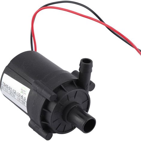 Pompe à Eau DC24V Submersible Ultra-silencieux Réglable pour Système de Circulation d'eau Chaude de Système de Circulation Solaire de la Piscine(24 / 12V)(12V) (1/5)
