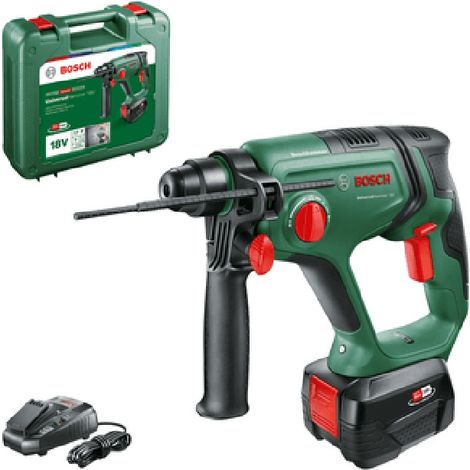 Taladro atornillador a batería Bosch UniversalHammer 18V (1x batería de 4,0 Ah, sistema de 18 V, en maletín)