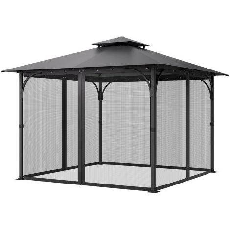 Moustiquaire Tonnelle de 304 - 8x304 - 8x198 - 1 cm (1/5)