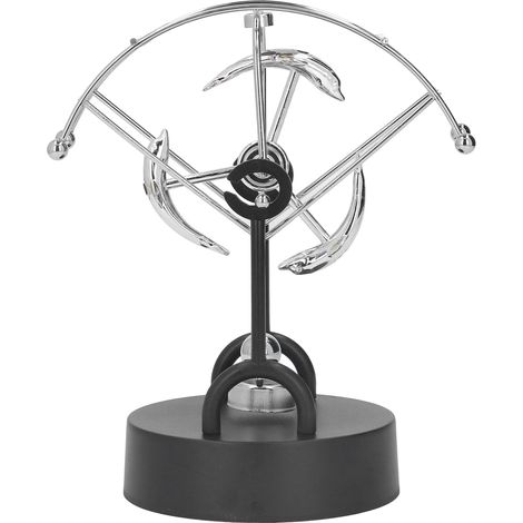 Delfin-Mobile mit Perpetuum Mobile – Elektromagnetisches Metallspielzeug für Zuhause oder als Tischdekoration (1/5)