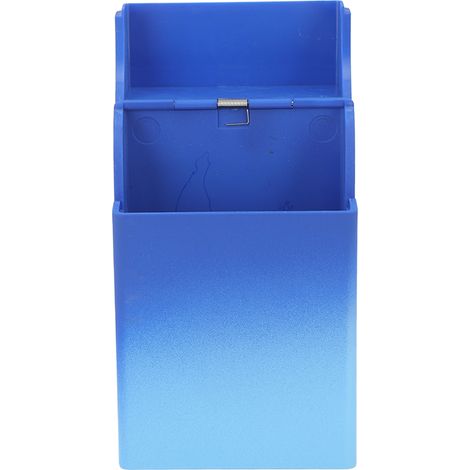 Étui à cigarettes coquille 20 places ABS, porte-cigarettes portable pour rangement, dégradé bleu (1/5)