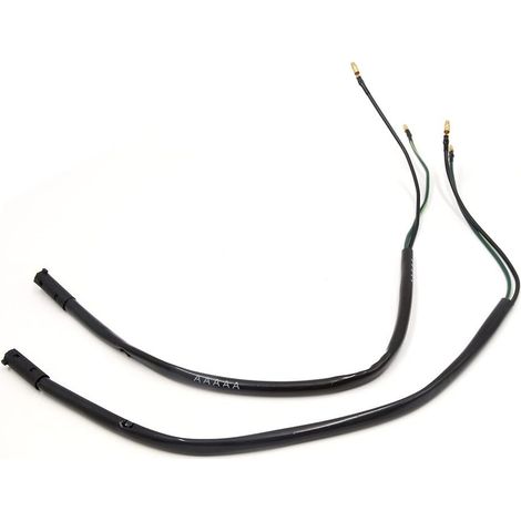 sourcing map Fil Contacteur Stop Frein Avant Moto 2 Pcs Longueur 44cm Longueur 44cm, Noir, Fil de Cuivre (1/2)
