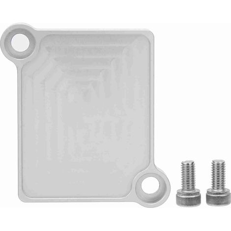 Plaque de bouchage IACV pour Honda K20 SR-K20-IACV-PLATE aluminium anodisé argent (1/5)