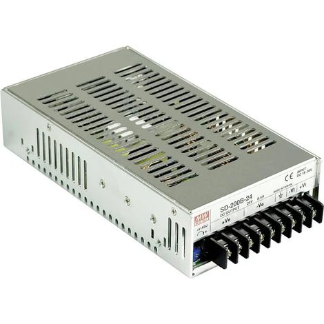 [NEUWERTIG] B-Ware Mean Well Wandler Netzteil Dc Dc Konverter Sd200 D24 Schraubklemme 1 Ausgang 201 W