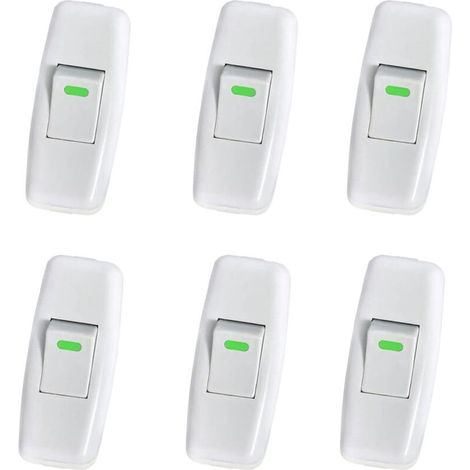 6er-Pack Lampenschalter