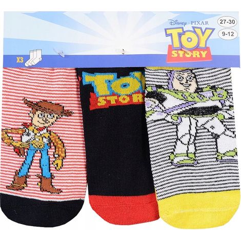 Toy Story Socken für Jungen, 3er-Pack, Größe 23/26, ER02W