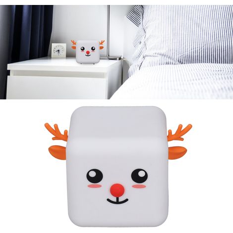 Veilleuse de chevet cerf LED colorée, lampe de chevet USB décorative, lampe animalière pour chambre d'enfant (1/5)