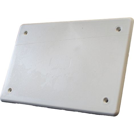 Coperchio per cassette di derivazione da incasso, 154x98 mm, ideale per protezione e copertura di impianti elettrici, PT04